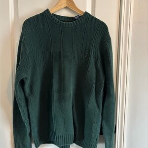Chaps Forest Green Crewneck Sweater